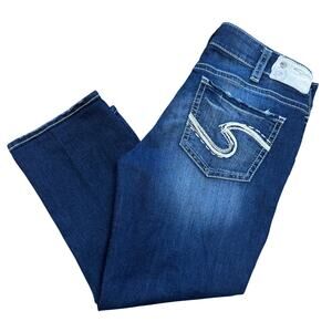 Silver Suki Jeans Mid Capri size 33